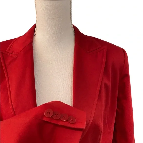 Zara Red Blazer - Picture 3 of 12